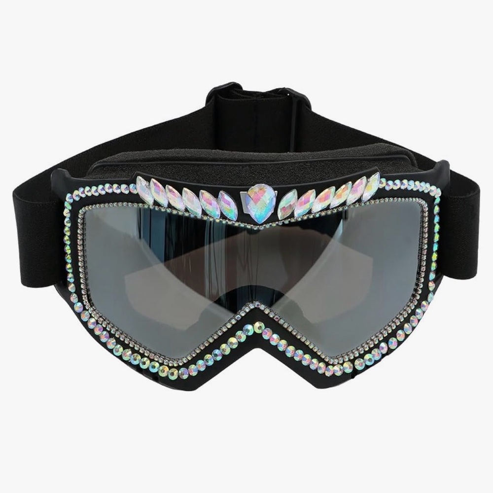 Boland Galaxy Ski Goggles Mirrored Costume Glasses